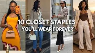 Thumbnail: 10 Wardrobe Essentials Every Woman Needs + Quince  &  TIMELESS Closet Staples You'll wear FOREVER 🎀🔸