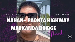 Thumbnail: India's New ₹20 Crore Engineering Marvel! First Look at the Markanda Bow-String Bridge 🇮🇳🌉
