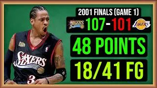 Thumbnail: Grading Every Shot by Allen Iverson in Game 1 of the 2001 NBA Finals