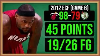 Thumbnail: Grading Every Shot by Lebron James in Game 6 of the 2012 ECF