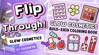 Thumbnail: Glow Cosmetics Coloring Book ✨ Full Flip Through | CocoWyo