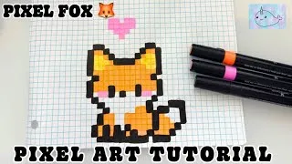 Thumbnail: How to Make Fox in PixelArt (Step by Step)🦊
