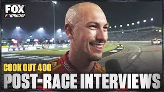 Thumbnail: Joey Logano, Chase Briscoe, Christopher Bell post-race interviews from Cook Out 400 🎤 NASCAR on FOX