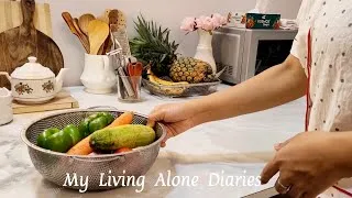 Thumbnail: 5 AM Rainy Morning | A week in my life | Living Alone | Aesthetic Cooking, Detox and Plant Care
