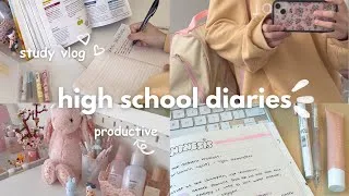 Thumbnail: school days in my life 𝜗𝜚 ࣪˖ ִ𐙚 PRODUCTIVE, iPad unboxing, ice skating, study vlog, morning routine