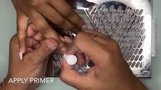 Thumbnail: Watch me do a full set of acrylic nails | nails for beginners | DIY nails 