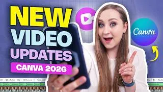 Thumbnail: NEW Canva Video Editor Features! [Canva Create 2026 Updates]