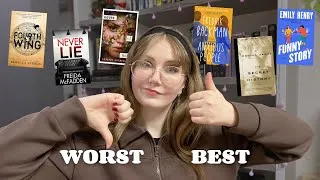 Thumbnail: The Best & Worst Books I Read in 2025