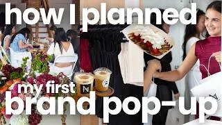 Thumbnail: I hosted my first pop-up & this is how I did it | STUDIO VLOG 132
