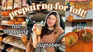 Thumbnail: Preparing for FALL! 🍂 Fall Shopping, Pumpkin Spice, Spirit Halloween + Cozy Vlog
