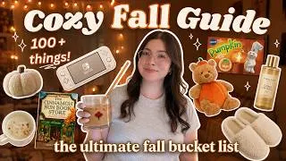 Thumbnail: the ULTIMATE fall guide 2026! 🍂🤎☕️ cozy books, movies, hobbies, fashion, cozy games & activities