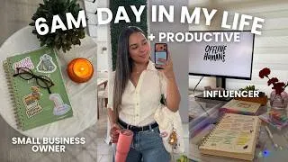Thumbnail: 6 AM PRODUCTIVE DAY IN MY LIFE | packing orders, garden tour, night routine, new store location