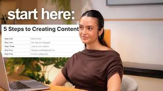 Thumbnail: Here's exactly how I'd start content creation in 2026
