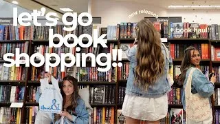 Thumbnail: let's go book shopping at barnes & noble + book haul!! 📖🛍️☕️