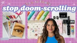 Thumbnail: How to Stop Doomscrolling Without Deleting Social Media FINALLY