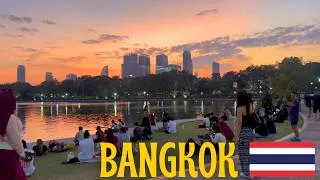 Thumbnail: Bangkok Vlog 🇹🇭 Best Free Sunset in Bangkok, Benjakitti Park Run, Dog Park, Bangkok Streets at Night
