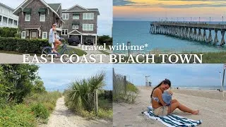 Thumbnail: end of summer east coast beach town: first trip with a baby