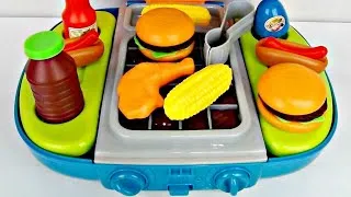 Thumbnail: Grilling with Superheroes Using Barbecue BBQ Playset