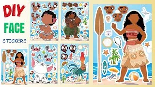 Thumbnail: DIY Moana 2 Face Stickers with Maui