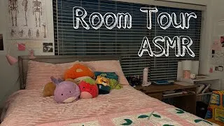 Thumbnail: Room tour ASMR | tapping, mouth sounds, light visuals, guinea pigs 🌸🐳🌱