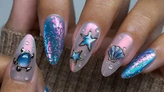 Thumbnail: Ocean Glow Nail Art 🌊 | Step-by-Step Tutorial 