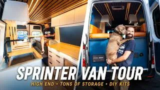 Thumbnail: Luxury DIY Sprinter Van with Aluminum Cabinetry & CNC Build