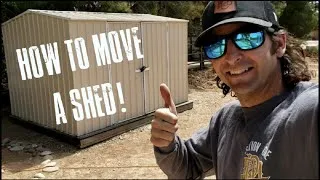Thumbnail: How to move a shed by hand! Old school, no heavy equipment needed!