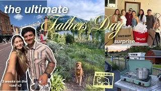 Thumbnail: surprising my family after 3 weeks of travel (with a small catch...) | 18hr roadtrip ⭐️