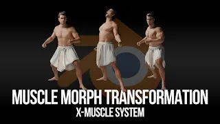 Thumbnail: Blender | Muscle Morph Transformation