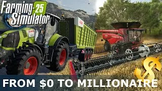 Thumbnail: FROM ZERO TO MILLIONAIRE: Farming Simulator 25 (Edited Playthrough)