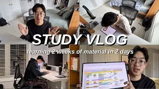 Thumbnail: i'm 2 WEEKS BEHIND in my STUDIES and have 2 DAYS to CATCH UP *when to CHANGE your study method*