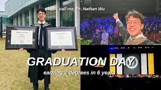 Thumbnail: GRADUATION DAY | earning 2 DEGREES and becoming a DOCTOR in 6 YEARS (university college convocation)