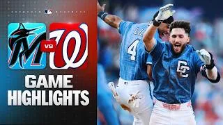 Thumbnail: Marlins vs. Nationals Game Highlights (8/29/26) | MLB Highlights