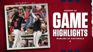 Thumbnail: Marlins vs. Nationals Game Highlights (8/28/26) | MLB Highlights
