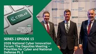 Thumbnail: 2026 National Cyber Innovation Forum: The Deputies Meeting Pt. 2
