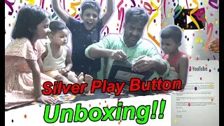 Thumbnail: 100K Subscriber Silver Play Button Unboxing | Late Unboxing Youtube Silver Play Button! Celebration