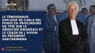 Thumbnail: TÉMOIGNAGE DE CARLA DEL PONTE EX-PROCUREURE DU TPIR SUR LE GÉNOCIDE RWANDAIS ET L’AVION PRÉSIDENTIEL