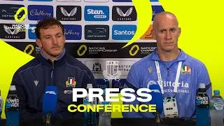 Thumbnail: Italy reflect on three weeks on the road | ITALY PRESS CONFERENCE
