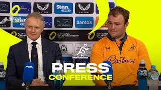 Thumbnail: Farewell to the Joe Schmidt-led Wallabies era | AUSTRALIA PRESS CONFERENCE
