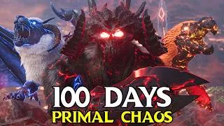 Thumbnail: I Spent 100 Days in Primal Chaos ARK... Here's What Happened