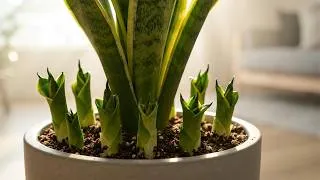 Thumbnail: How to Make Your Snake Plant Grow New Shoots FAST 🌱 | 7 Simple Tips