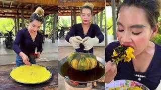 Thumbnail: Amazing cooking deep fry pumpkin steam recipe