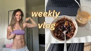 Thumbnail: Back injury, trying M&S vegan desserts and spend the morning with me | weekly vlog