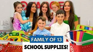 Thumbnail: BACK TO SCHOOL SHOPPING FOR 8 KIDS AT TARGET 2026 | SUPPLIES HAUL