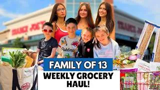 Thumbnail: HUGE $500 Trader Joe's + Whole Foods Haul | Family of 13 | Military Family
