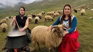 Thumbnail: Mountain Nomadic Life form IRAN : Shepherd’s Lamb Feast & Grandma’s Golden Stuffed Bread
