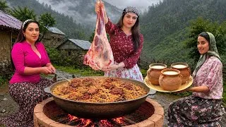 Thumbnail: Rural Life IRAN: Giant Lamb & Rice Cooked for the Whole Village