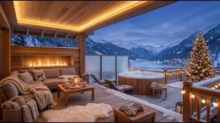 Thumbnail: Christmas Jazz 🎄 Cozy Fireplace & Ambience | Relaxing Holiday Music for Sleep & Stress Relief