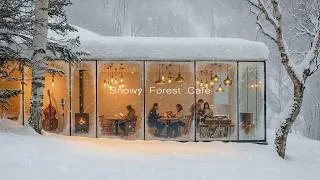 Thumbnail: Snowy Forest Café ☕ Cozy Winter Ambience & Relaxing Jazz by the Window