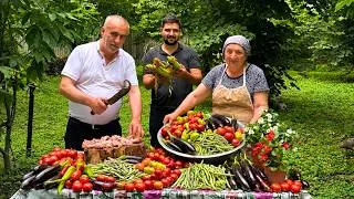 Thumbnail: A Wonderful Dish Made of Mixed Vegetables and Chicken in The Countryside, Fruit Compote